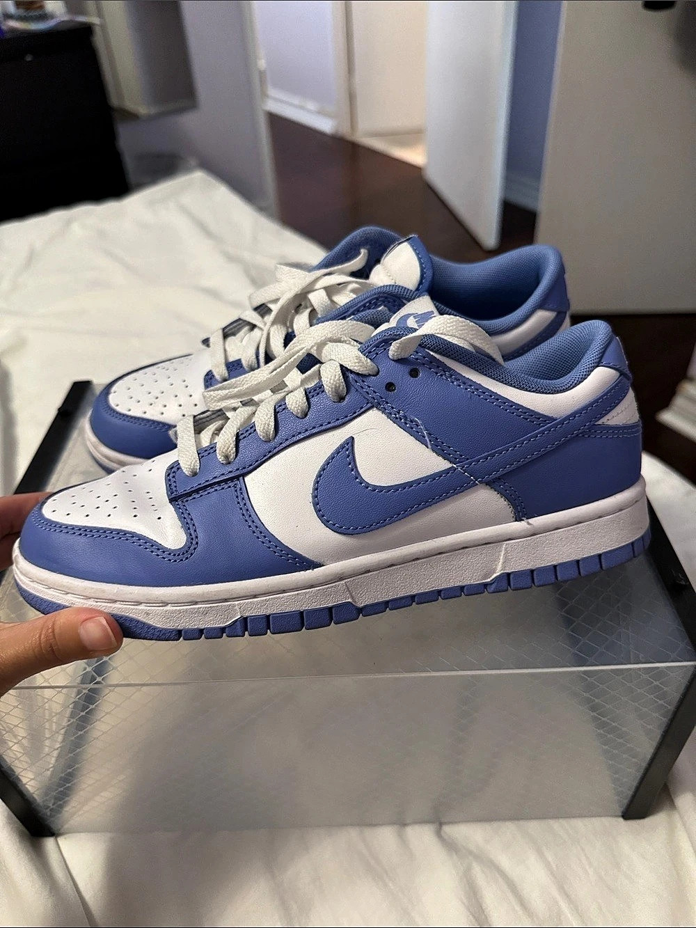 Men’s Nike Dunk Low Retro 'Chambray Blue' Sneakers Blue & White